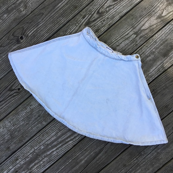 American apparel light wash circle skirt - Picture 2 of 8